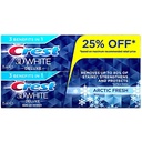 Crest 3D White Deluxe Toothpaste 2x75ml 25% Discount Offer