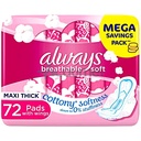 Always Sens Super With Wings Pink 72 Pads