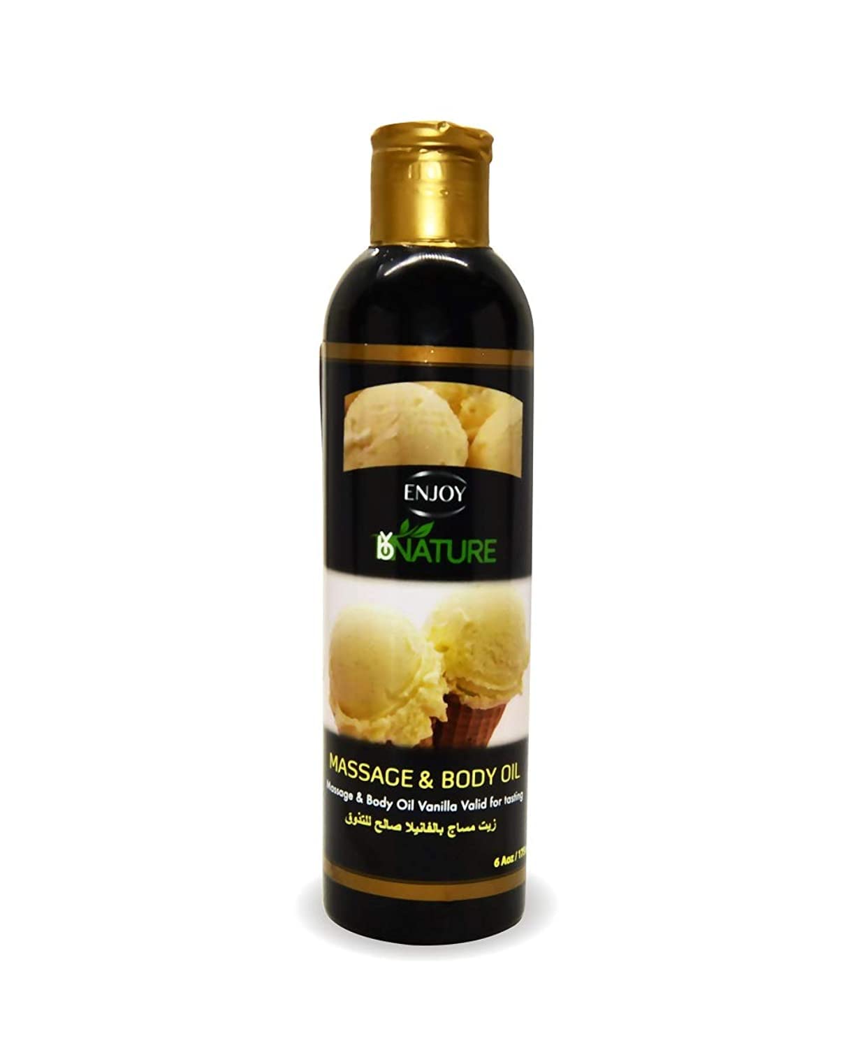 Enjoy Nature Ice Cream Massage and Body Oil 175ml
