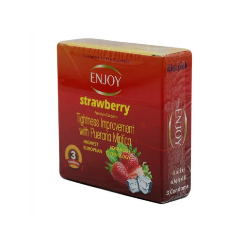 Enjoy Strawberry Premium Condom 3