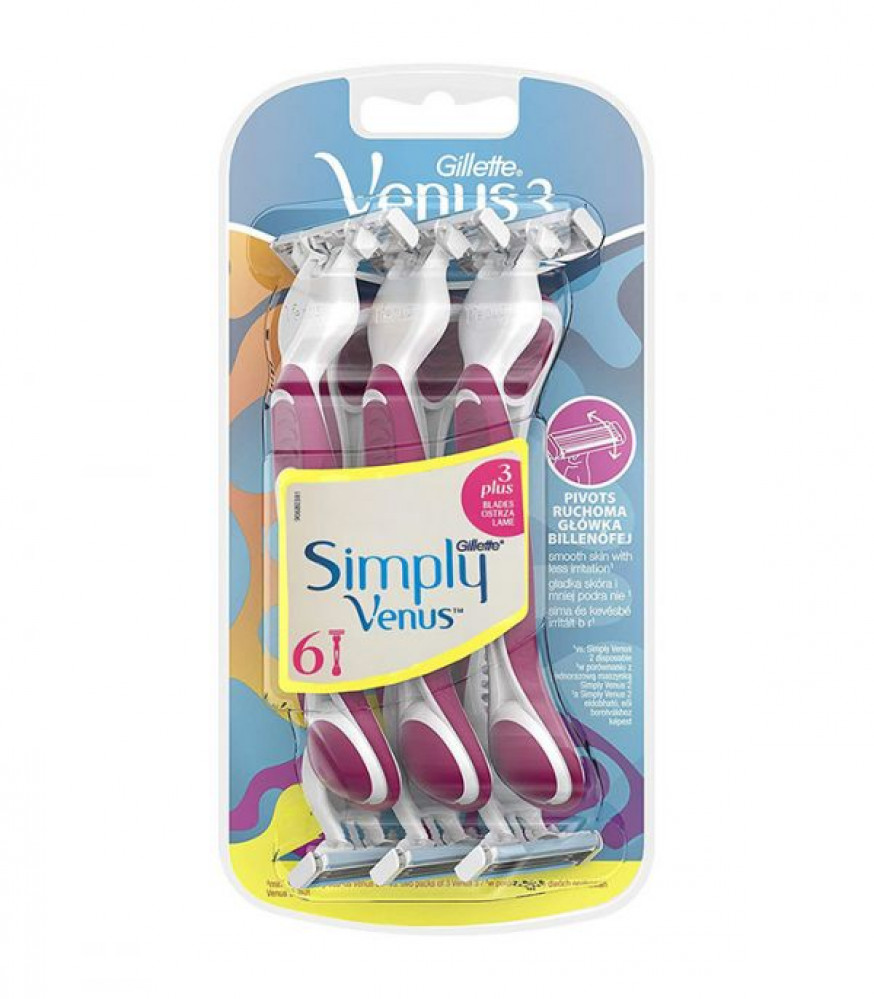 Gillette Simply Venus 3 Plus Razor 6