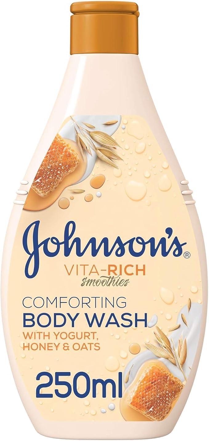 Johnson's Vita Rich Comforting Yoghurt Honey Body Wash 250ml