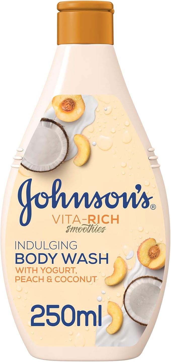 Johnson's Vita Rich Indulging Peach & Coconut Body Wash 250ml