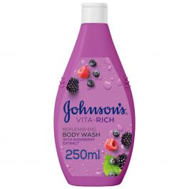 Johnson's Vita Rich Raspberry Shower Gel 250ml