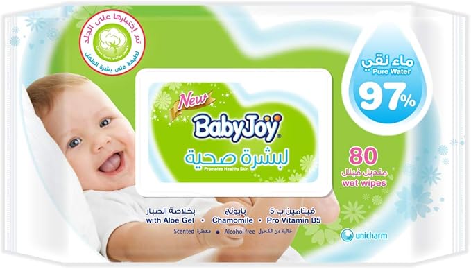 Baby Joy Healthy Skin Baby Wipe 80