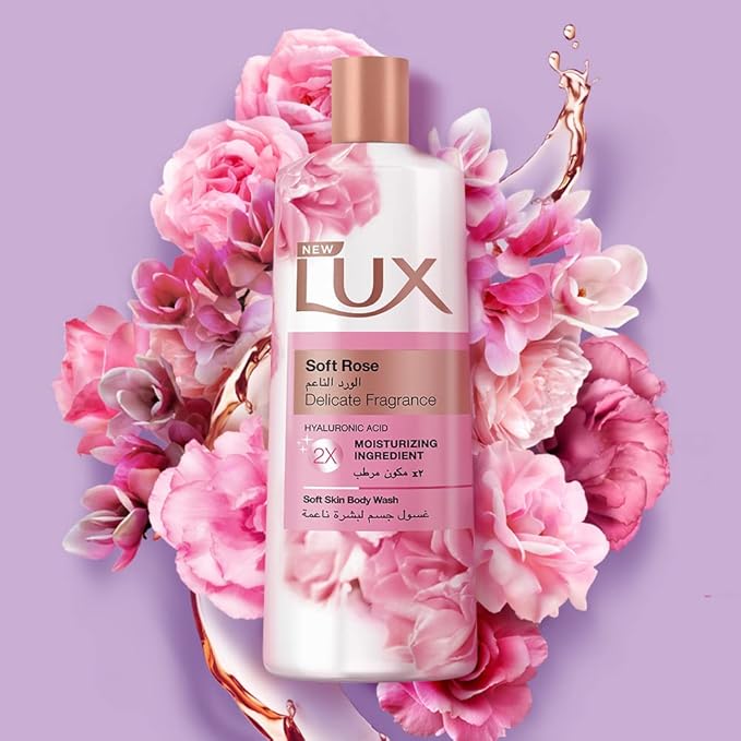 Lux Soft Rose Fragranced Body Wash 700ml