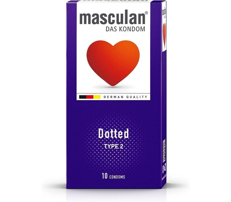 Masculan Dotted Condom 10