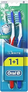 Oral B 3D White Toothbrush 40Medium 1+1 Free Offer