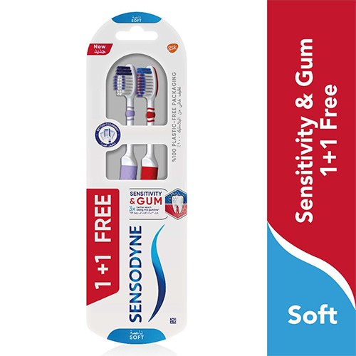 Sensodyne Sensitivity & Gum Soft Toothbrush 1+1