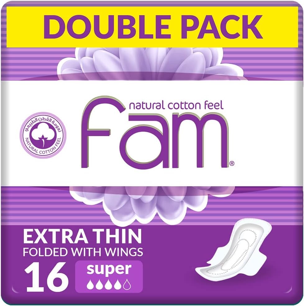 Fam Extra Thin Super With Wings Pad 16