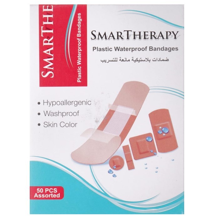 SmarTherapy Plastic Waterproof Assorted Plaster 50