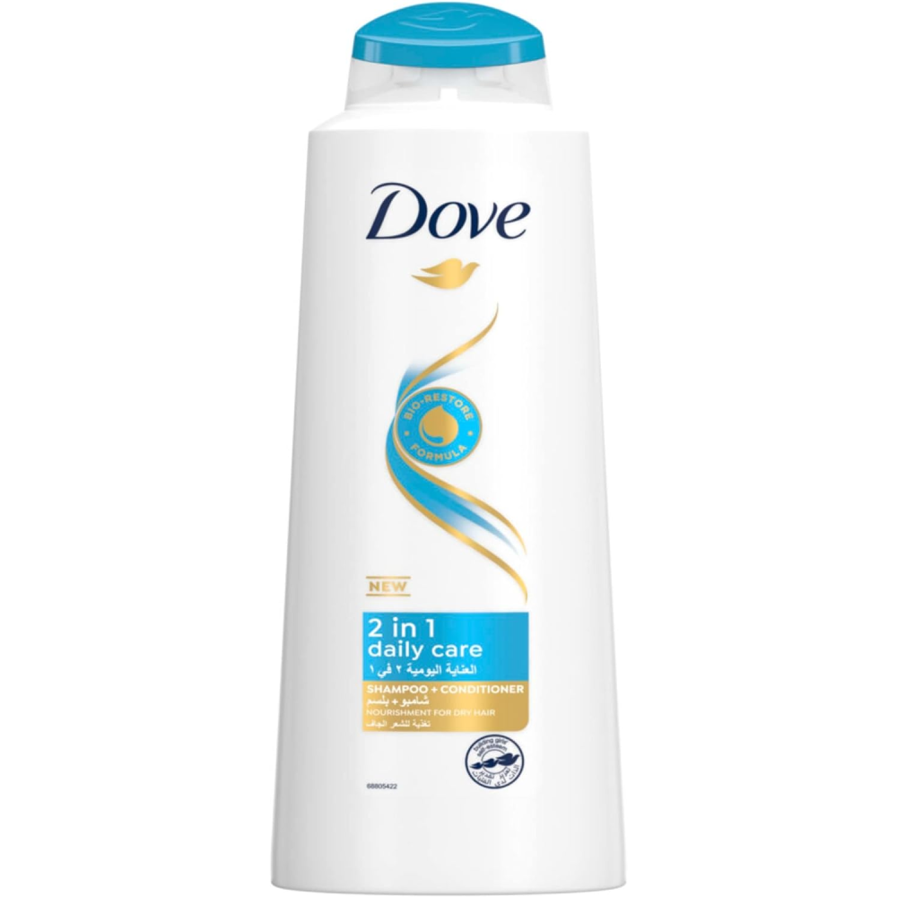 Dove 2in1 Daily Care Shampoo 600ml