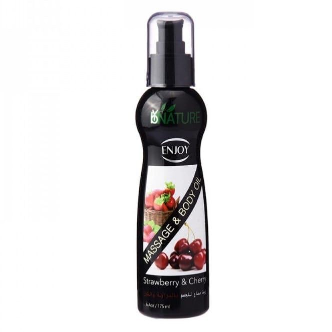 Enjoy Strawberry & Cherry Massage Oil 175ml