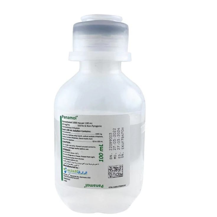 Panamol Paracetamol 1000mg Infusion 100ml