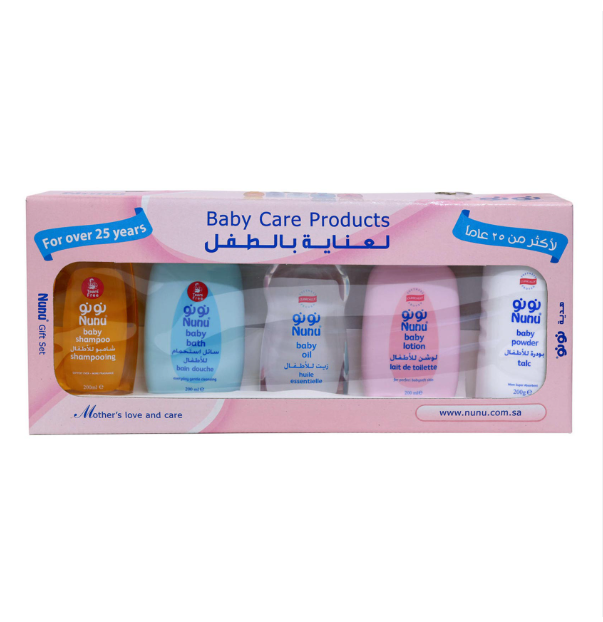 نونو طقم منتجات العناية بالطفل5 قطع X (200 مل)