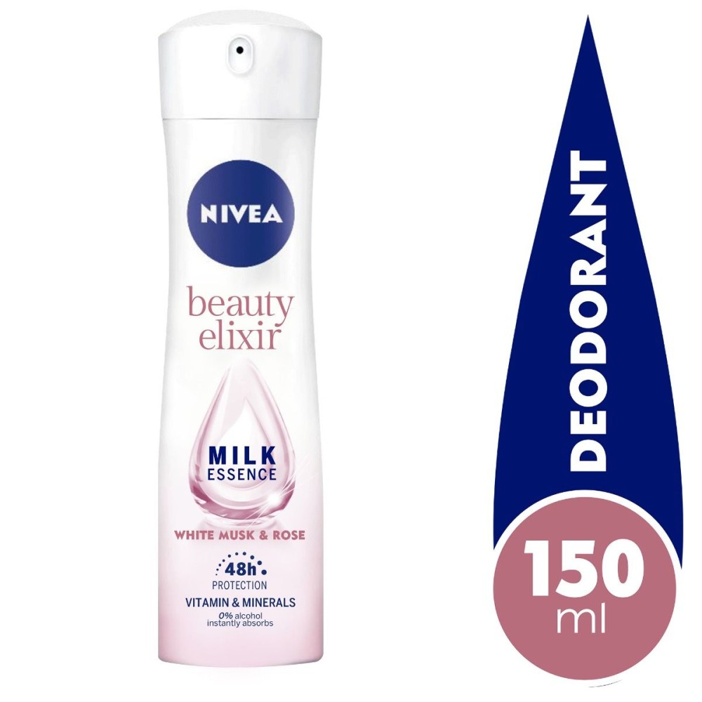 Nivea Beauty Elixir White Musk & Rose Women Deodorant Spray 150ml