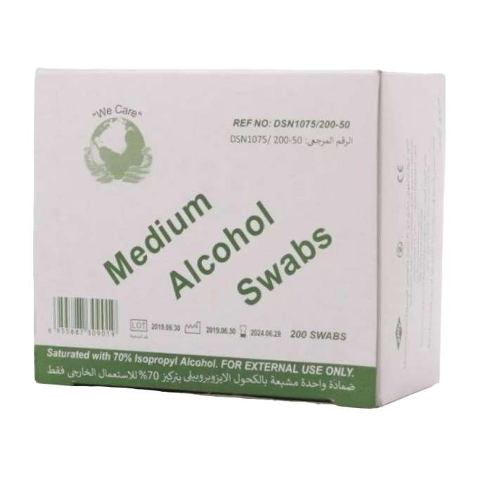 We Care Alcohol Swab 100