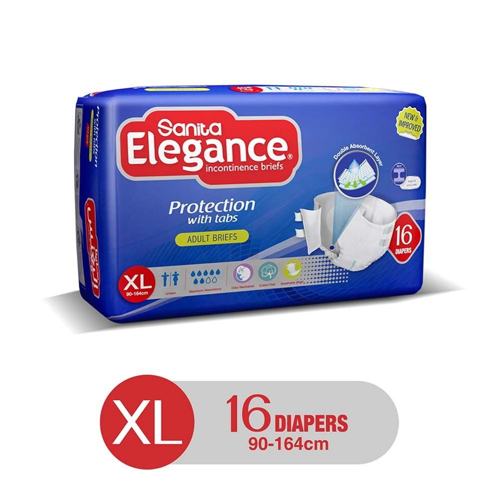 Sanita Elegance Adult Briefs XLarge Diaper 16