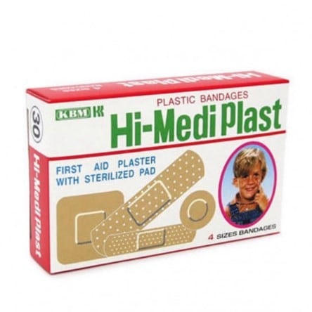Hi-Medi Plast 4 Mix Sizes Plastic Bandage 30