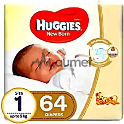 Huggies Jumpo Pack S1 64 Diapers