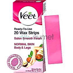 Veet Normal Skin Wax Strip 12