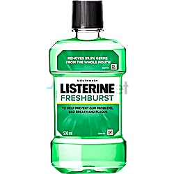 Listerine Fresh Burst Mouthwash 500ml