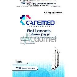 Caremed Flat Lancet 200