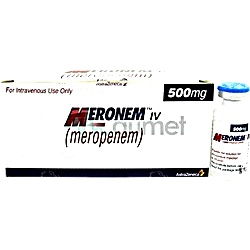 Meronem 500mg Vial I V 10