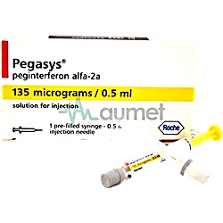 Pegasys 180mcg/0.5ml Pre-Filled Syringe 1ml