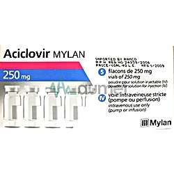 Dbl Acyclovir 250mg/10ml Vial 5x10ml