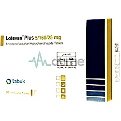 Lotevan Plus 10/160/25mg Tablet 30