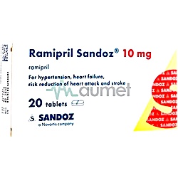 Sandoz Ramipril 10mg Tablet 20