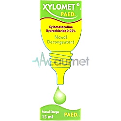 Xylomet 0.05% Peadiatric Nasal Drop 15ml