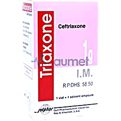 Triaxone 1g IM Vial 10ml