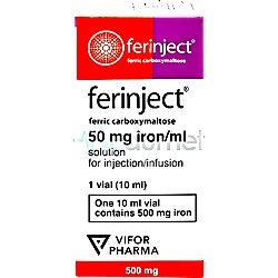 Ferinject 50mg/ml Vial 1x10ml