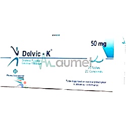 Dolvic K 50mg Tablet 20