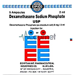 Eipico Dexamethasone Sodium Phosphate 8mg/2ml Ampoule 5