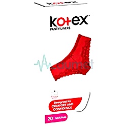 Kotex Everyday Liner Unscented Normal 20