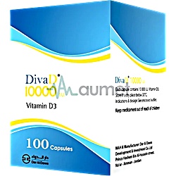Diva D 10000iu Capsule 100
