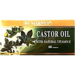 Marnys Castor Oil + Vit-E Capsule 60