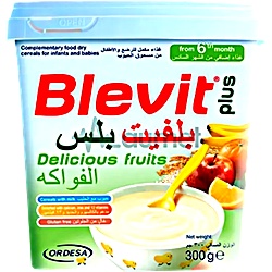 Blevit Plus Delicious Fruit Cereal 300g