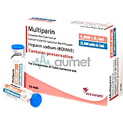 Multiparin 25000U/Ml Injection 5ml