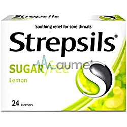 Strepsils Lemon Sugar Free Lozenge 24