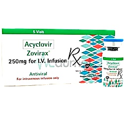 Zovirax 250mg IV Infusion 5X100ml