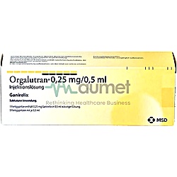 Orgalutran 0.25mg/0.5ml Injection 0.5ml