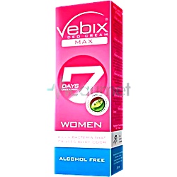 Vebix Max 7Days Women Deodorant Cream 25ml