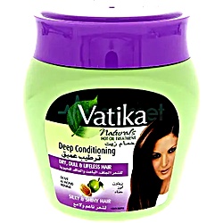 Vatika Dry Hair OLIVE &ALMOND 500g حمام زيت
