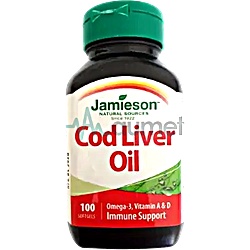 Jamieson Cod Liver Oil Softgel 100
