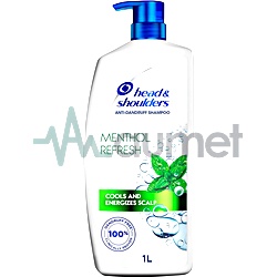 Head & Shoulders Menthol Refresh Shampoo 1000ml