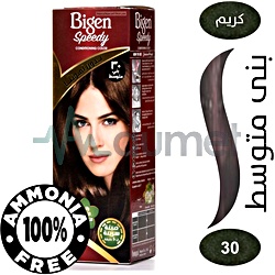 Bigen Speedy Hair Color 30 Medium Brown Conditioner 40g